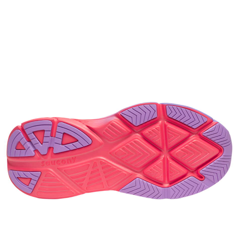 Saucony Women's Guide 18 Running Shoes in White/Crocus AW25