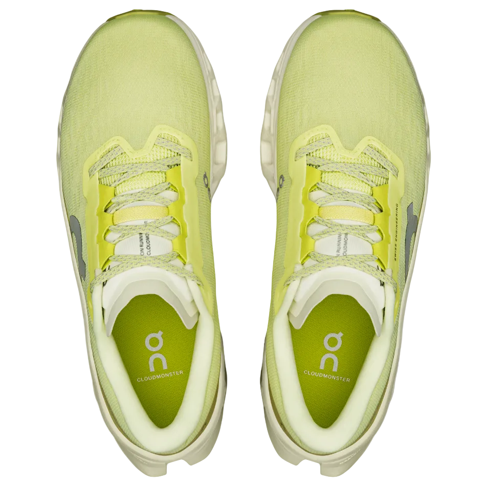 On Women's Cloudmonster 3 Running Shoes in Limelight/Seedling SS26
