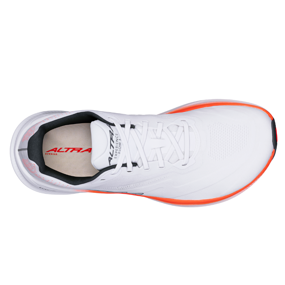 Altra Men's Experience Flow 3 Running Shoes in White/Coral SS26