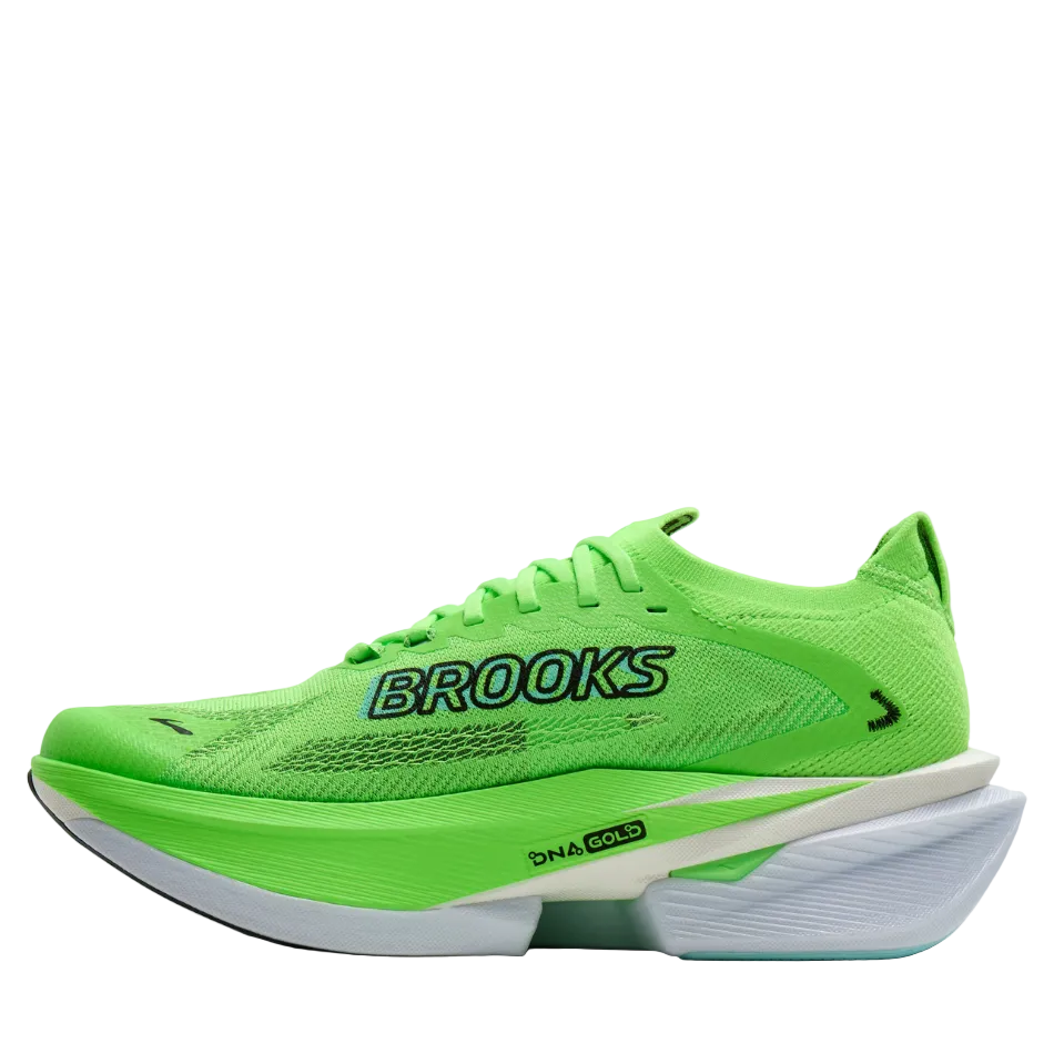 Brooks Men's Hyperion Max 3 Running Shoes in Green Gecko/Black/Blue SS26