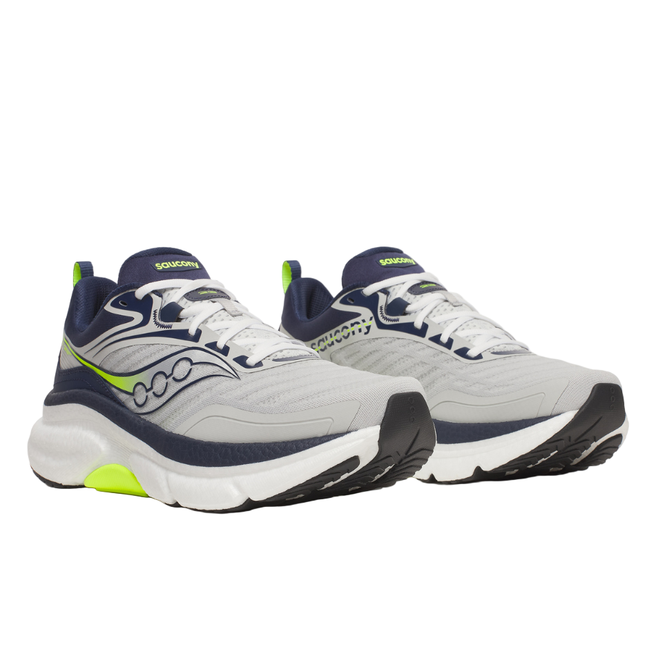 Saucony Men's Omni ST 23 Running Shoes in Mist/Navy SS26
