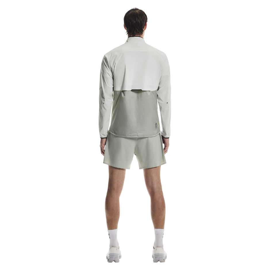On Men's Weather Jacket in Ice/Tin SS26