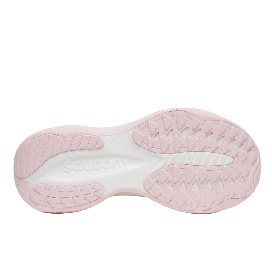 Saucony Women's Ride 19 Running Shoes in White/Silk SS26