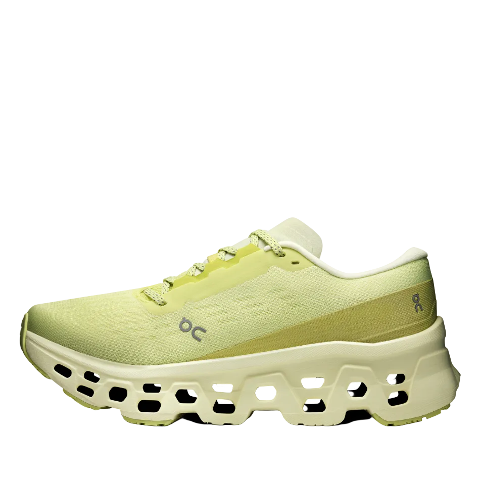 On Women's Cloudmonster 3 Running Shoes in Limelight/Seedling SS26