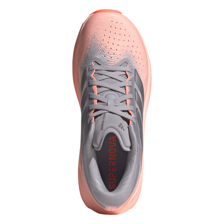 adidas Women's Supernova Rise 3 Running Shoes in Clear Orange/Silver Met./Glory Grey SS26