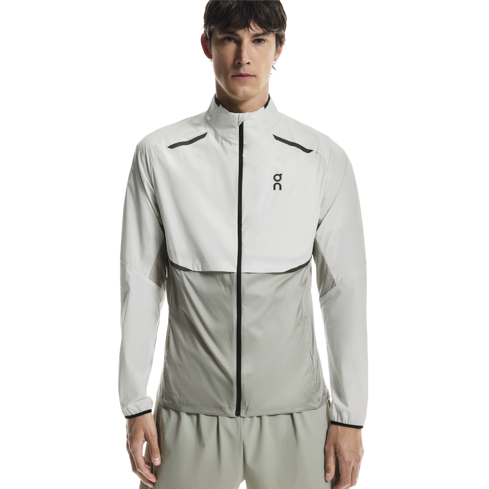 On Men's Weather Jacket in Ice/Tin SS26
