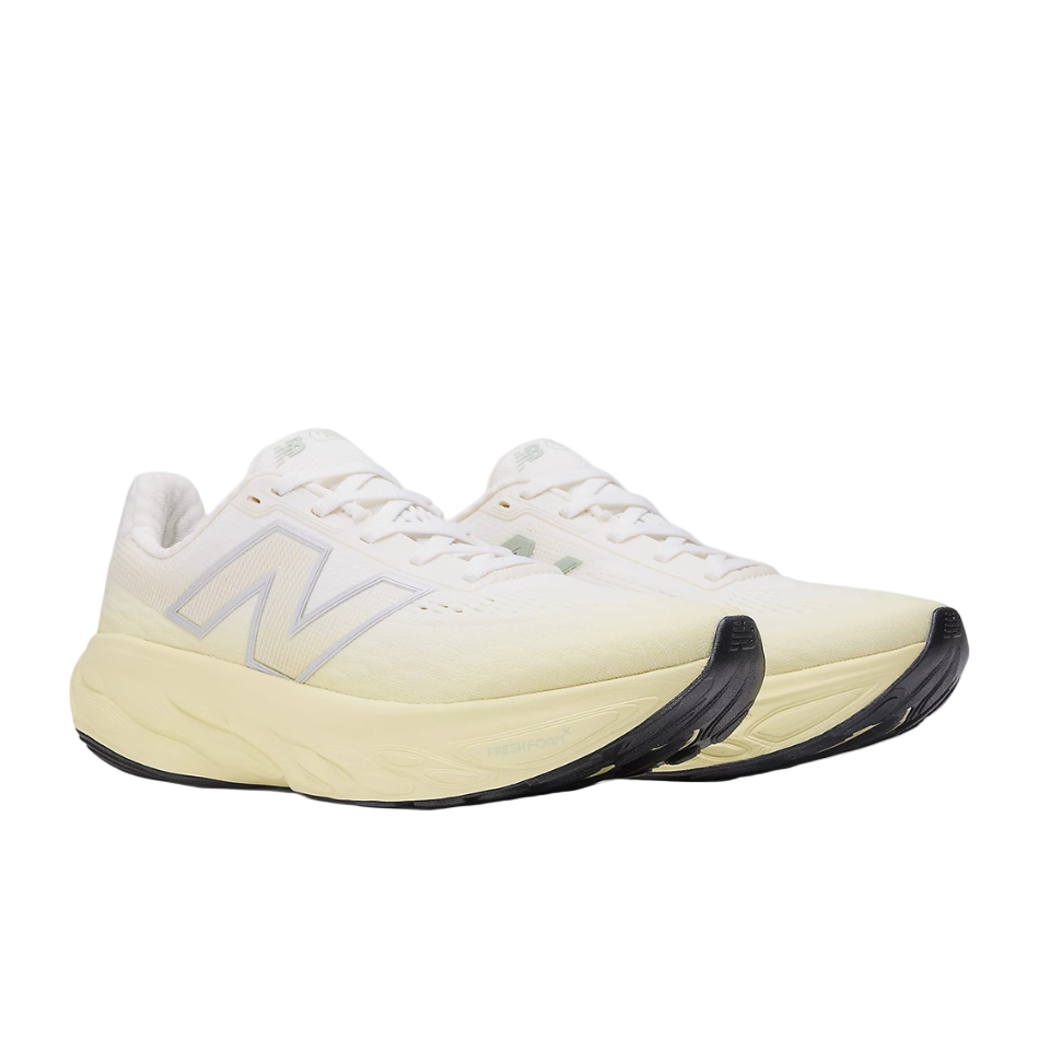 New Balance Women's 1080 v14 Running Shoes in Winter Grass/Sea Salt/Mosaic Green AW25