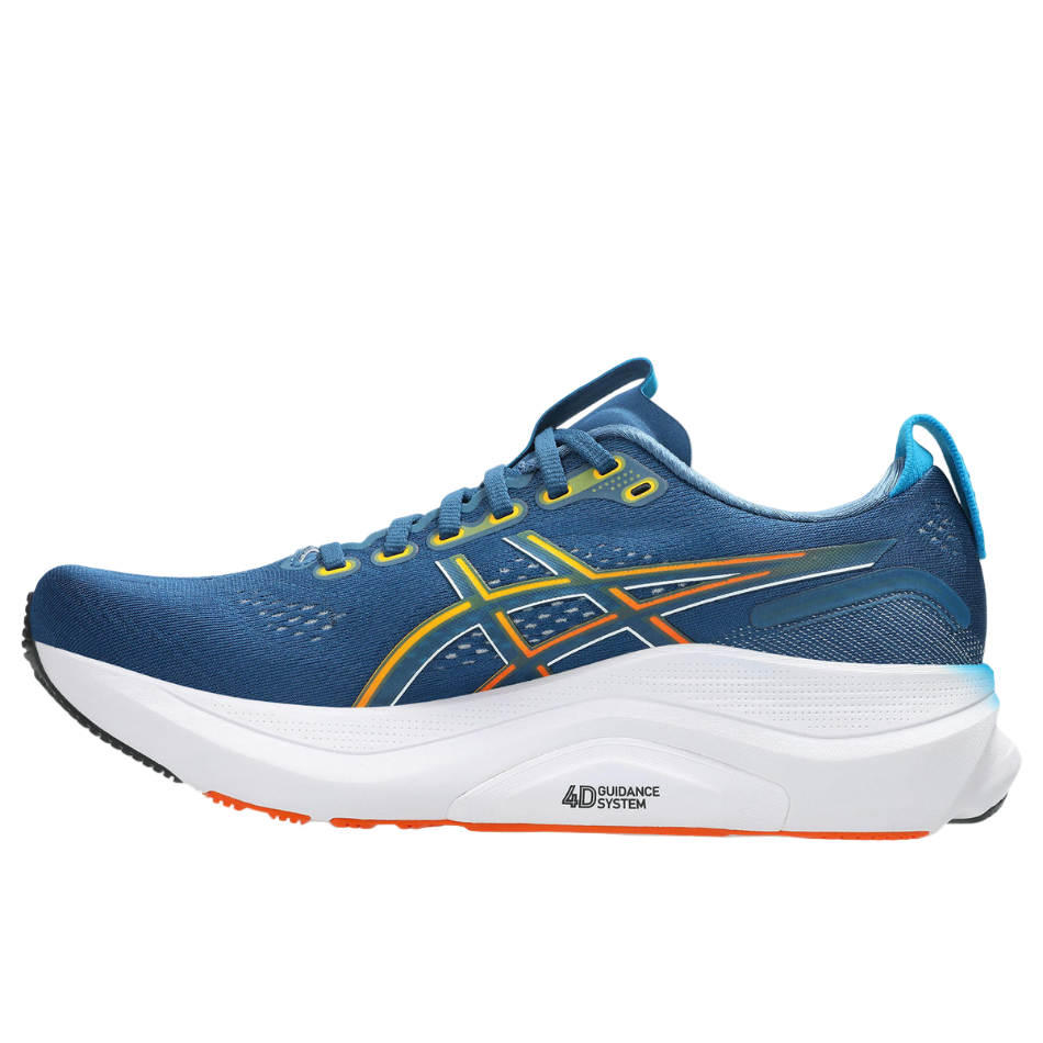 ASICS Men's GEL-KAYANO 32 Running Shoes in Twilight Blue/Anzu SS26