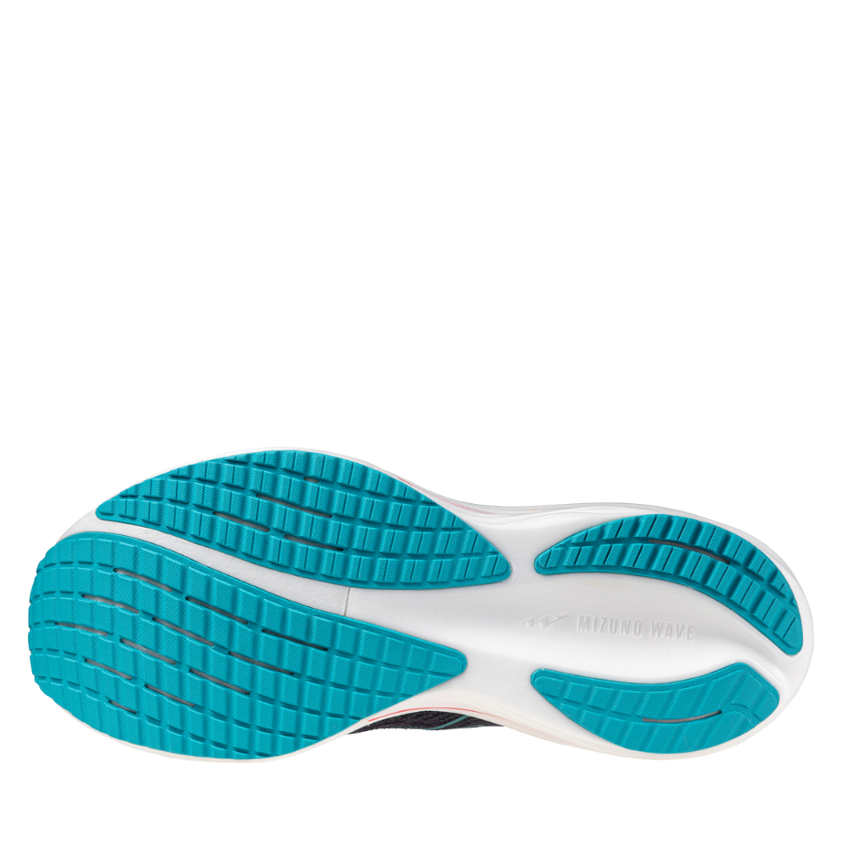 Mizuno Men's Wave Rider 29 Running Shoes in Odyssey Gray/Capri Breeze/Calypso Coral AW25