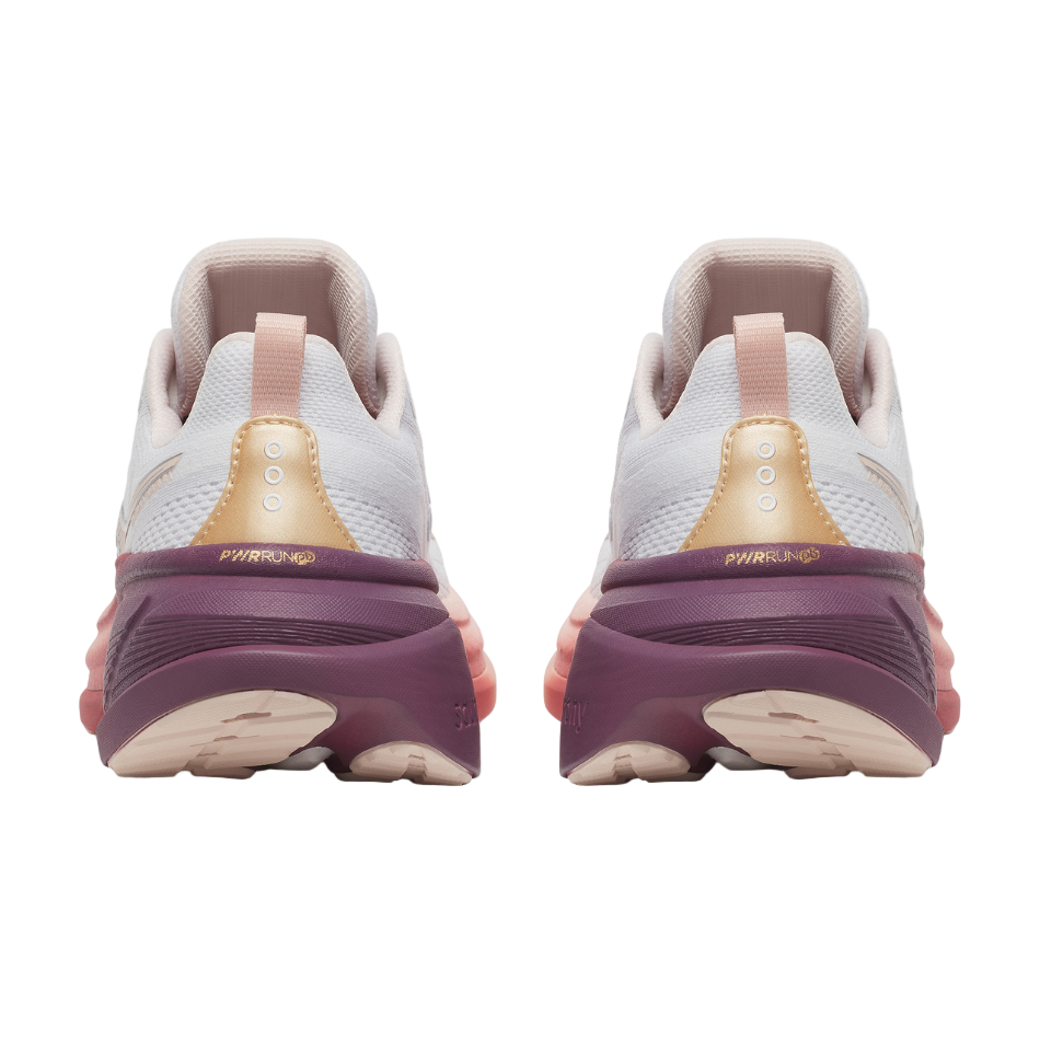 Saucony Women's Hurricane 25 Running Shoes in White/Cameo