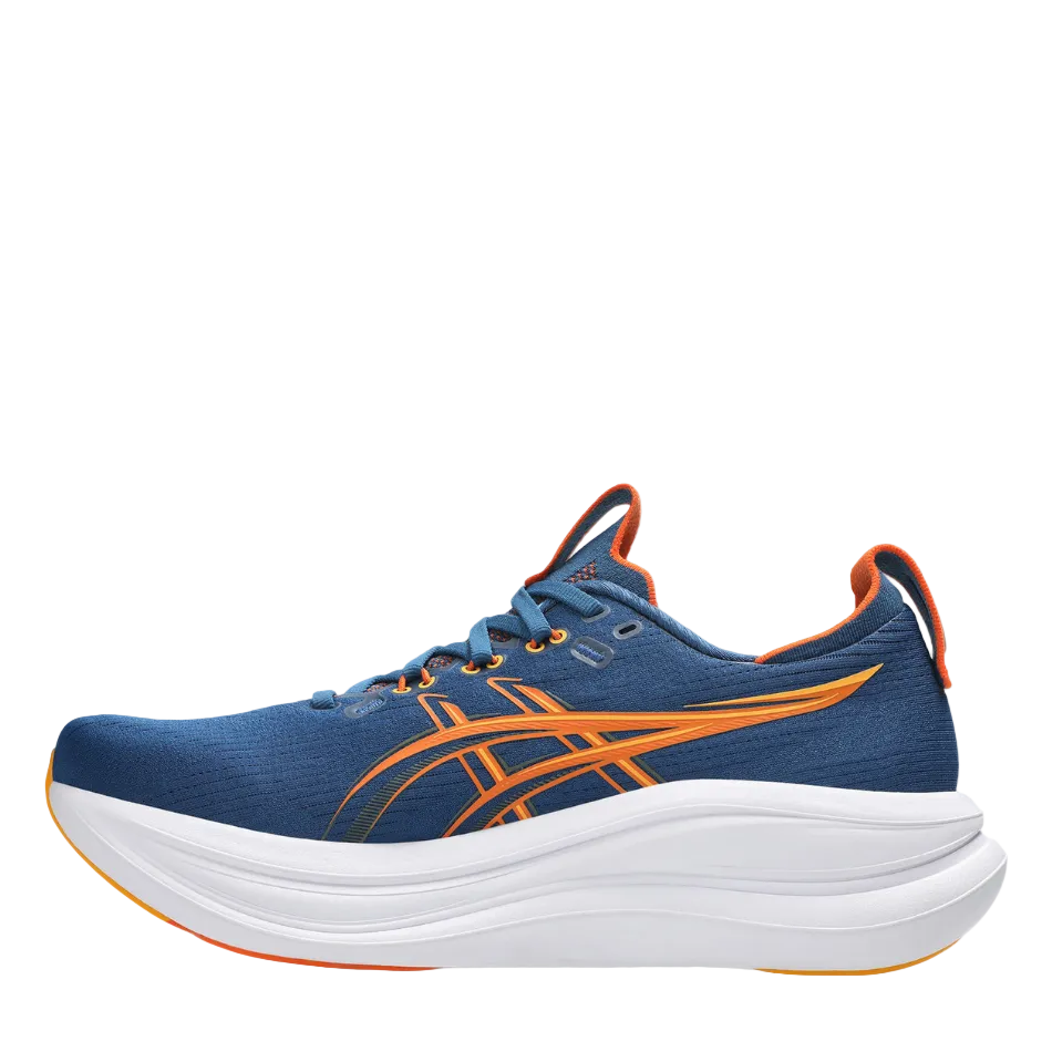 ASICS Men's GEL-NIMBUS 28 Running Shoes in Twilight Blue/Anzu SS26