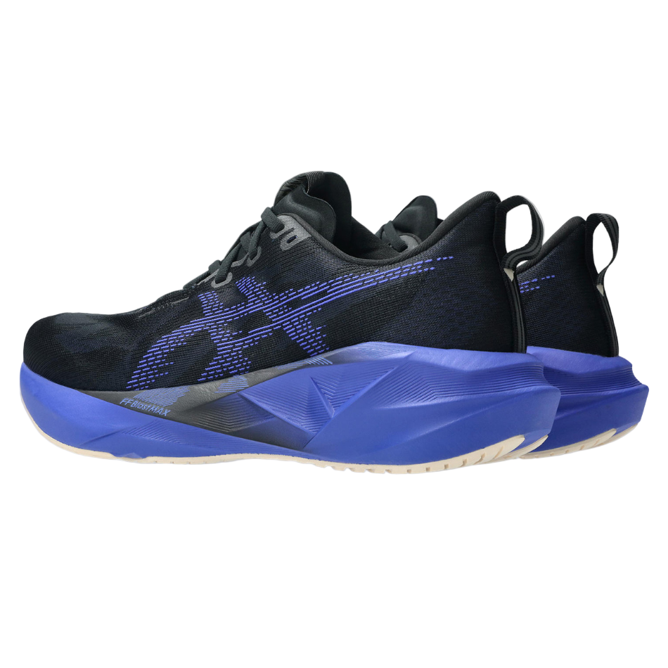 ASICS Men's NOVABLAST 5 Running Shoes in Black/Cobalt Burst SS26