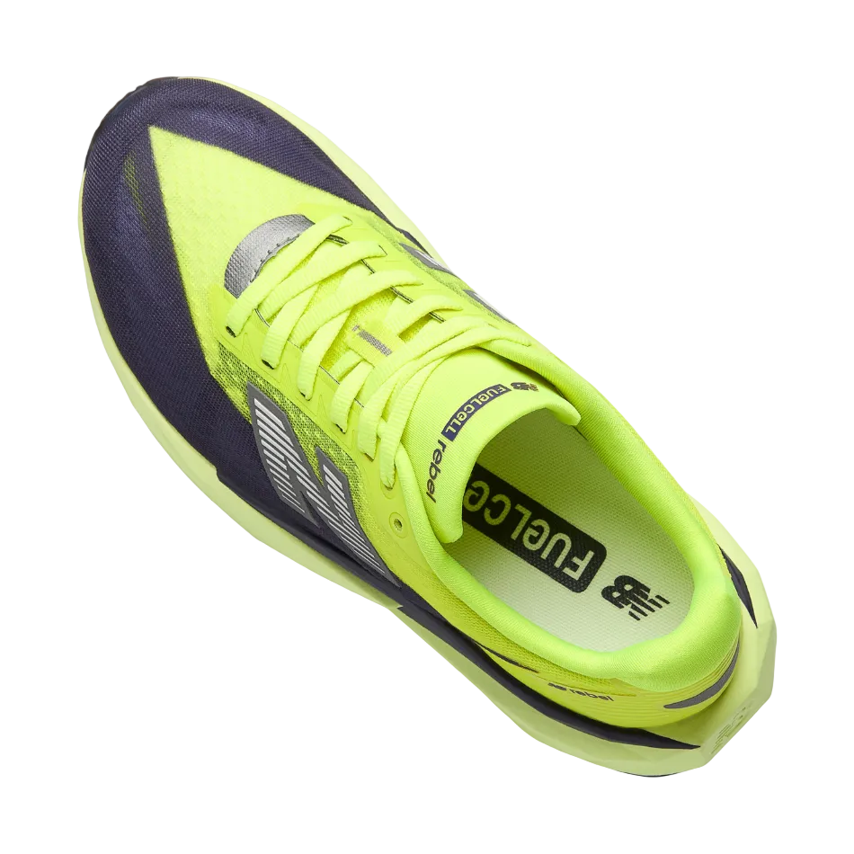 New Balance Women's FuelCell Rebel v5 Running Shoes in Alkaline Green SS26