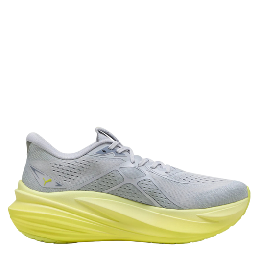 PUMA Men's MagMax NITRO 2 Running Shoes in Vibrant Silver/Lux Lime SS26