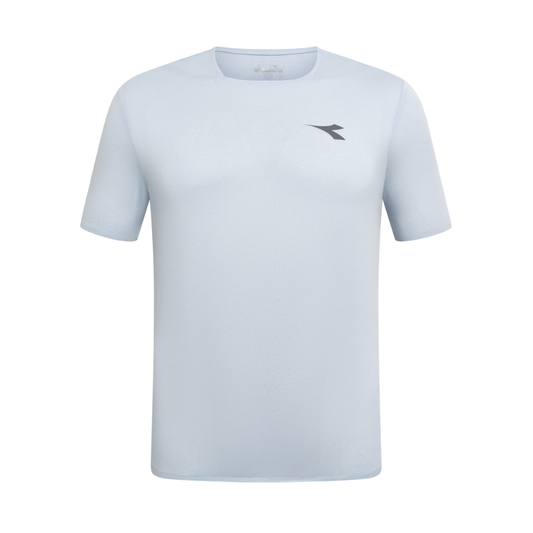 Diadora Men's Short Sleeve T-shirt Super Light Fibrazero in Skyride SS26