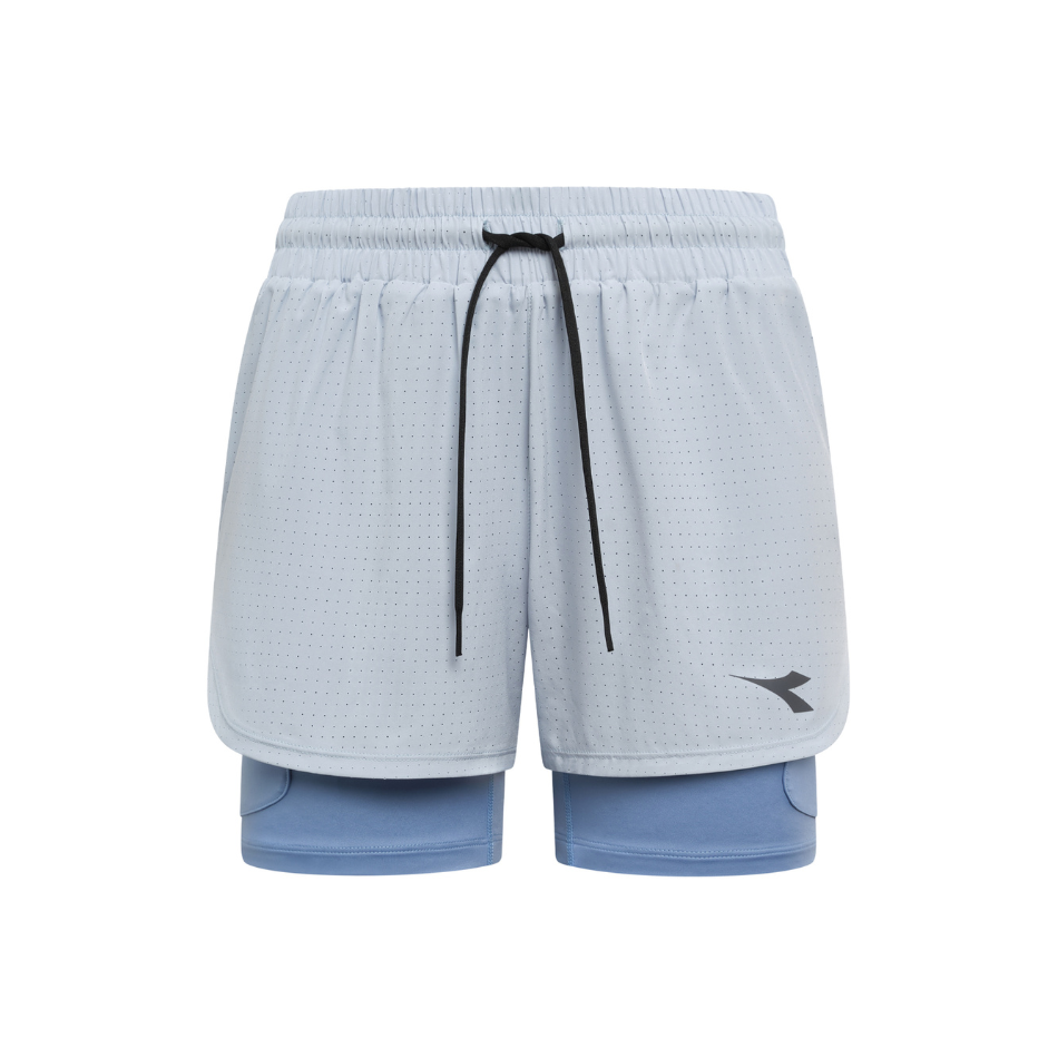 Diadora Men's 2 in 15 Shorts in Endless Sky SS26