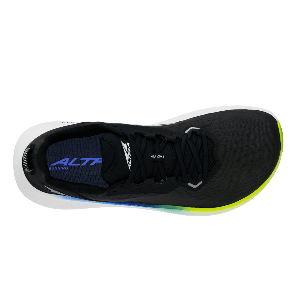 Altra Shoes Altra Men's FWD Via Running Shoes in Black/Blue AW25 - Up and Running
