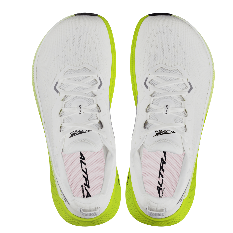 Altra Shoes Altra Men's FWD Via Running Shoes in White/Lime AW25 - Up and Running