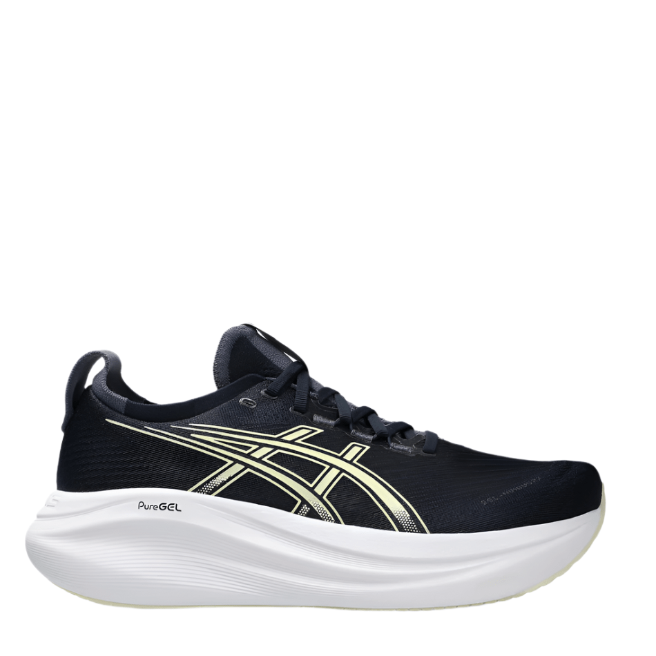 ASICS Shoes ASICS Men's GEL-NIMBUS 27 Running Shoes in Midnight/Vanilla AW25 - Up and Running