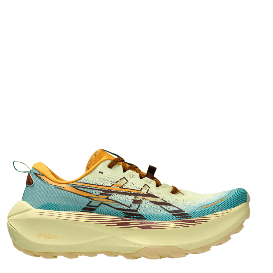 ASICS Shoes ASICS Men's TRABUCO MAX 4 Trail Running Shoes in Wheat Yellow/Dark Red Planet AW25 - Up and Running