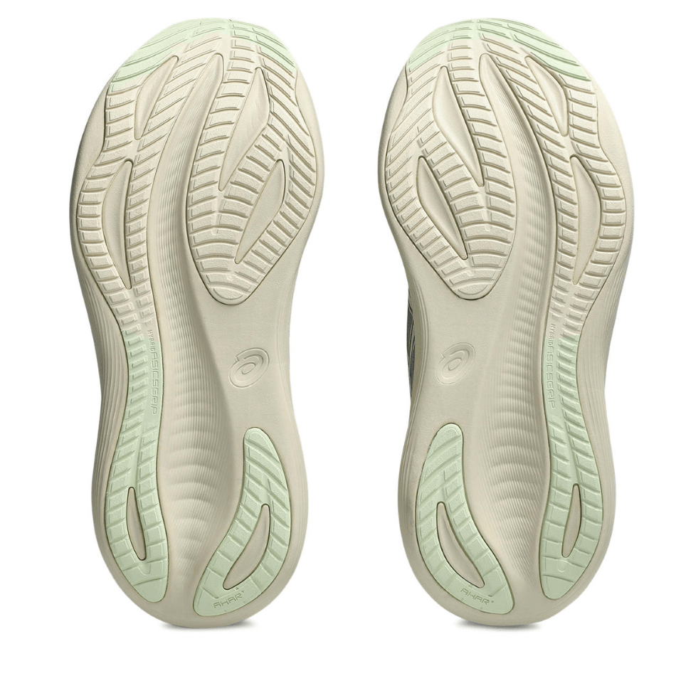 ASICS Shoes ASICS Women's GEL-NIMBUS 27 Running Shoes in Greyish Green/Beige AW25 - Up and Running