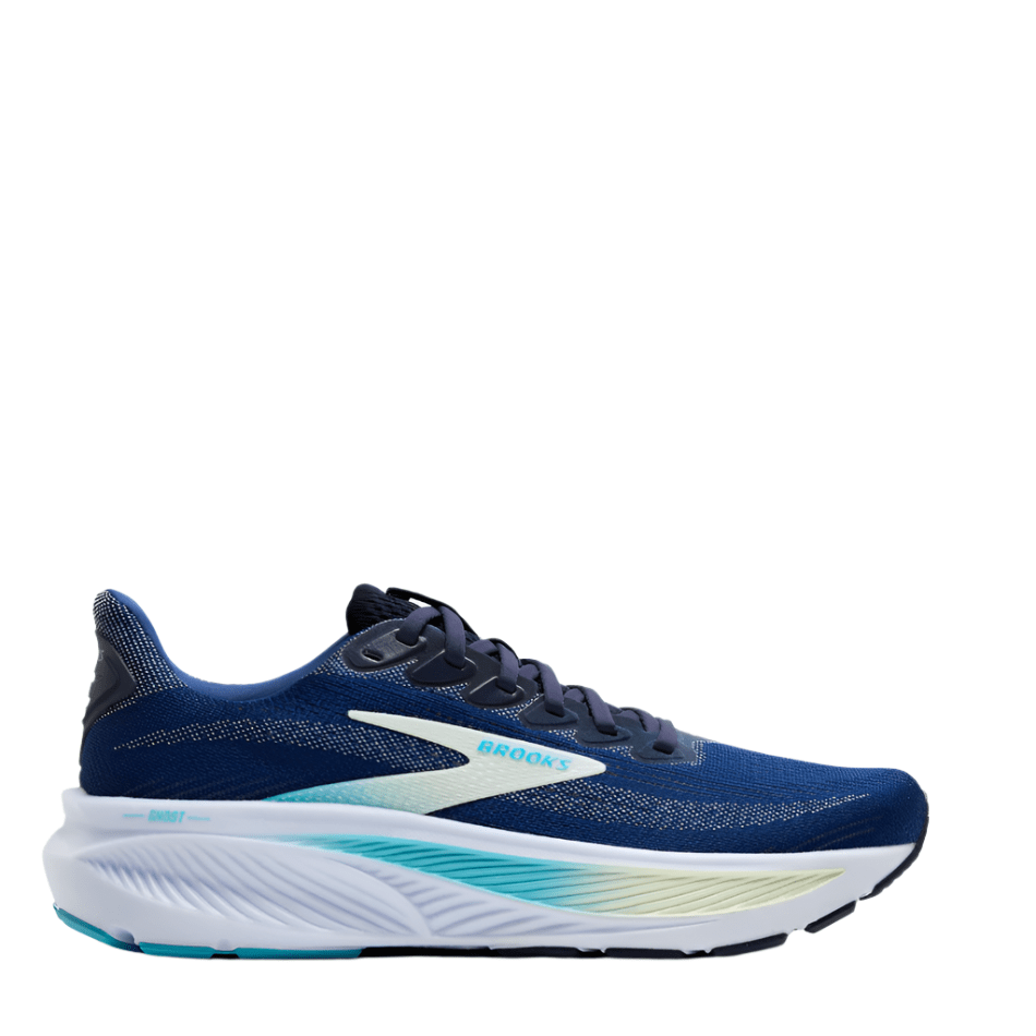 Brooks Shoes Brooks Women's Ghost 17 Running Shoes in Navy/Green/Turquoise AW25 - Up and Running