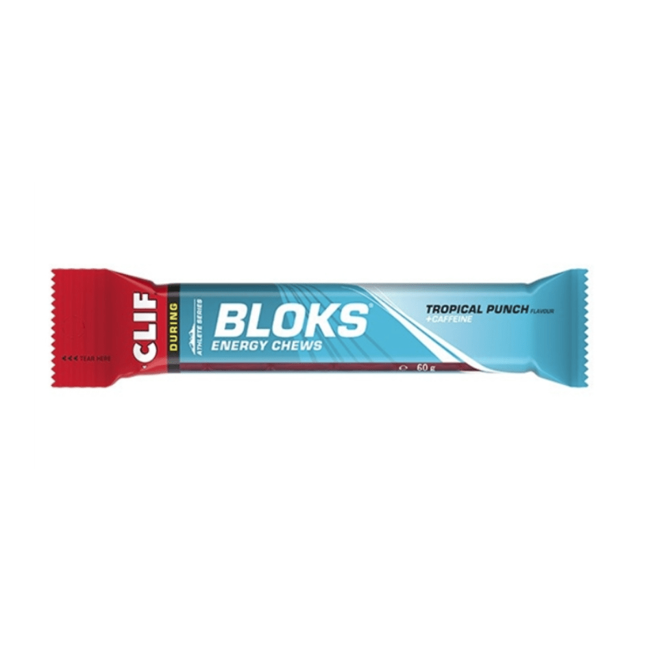 Clif Bar Accessories Tropical Punch (25mg Caffeine) Clif Bloks - Up and Running
