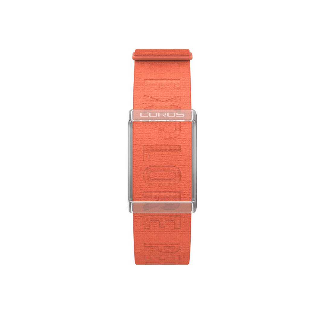 Coros Electronics COROS HEART RATE MONITOR in Orange - Up and Running