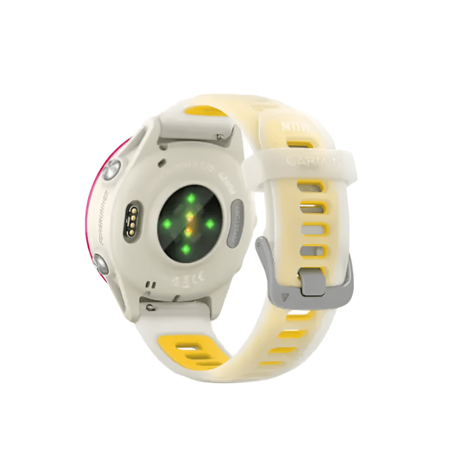 Garmin Electronics Garmin Unisex Forerunner 570 42mm GPS Running Watch in Bone/Raspberry/Mango - Up and Running