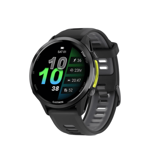 Garmin Electronics Garmin Unisex Forerunner 970 GPS Running Watch in Black/Translucent Whitestone - Up and Running