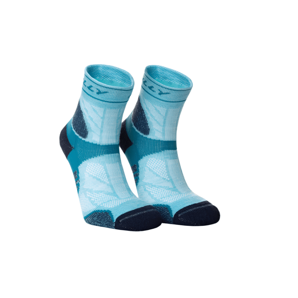 Hilly Accessories Hilly Trail Anklet Max Running Socks in Peppermint/Teal SS25 - Up and Running