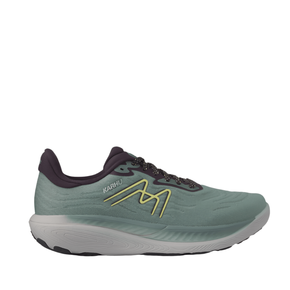Karhu Shoes Karhu Men's Ikoni 3.0 Running Shoes in Green Milieu/Dusty Yellow SS25 - Up and Running