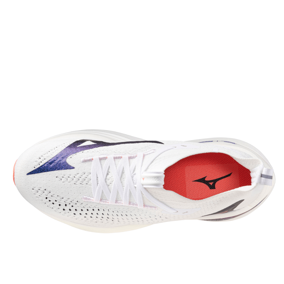 Mizuno Shoes Mizuno Women's Neo Vista 2 Running Shoes in White/Striking Coral/Iris Bloom AW25 - Up and Running