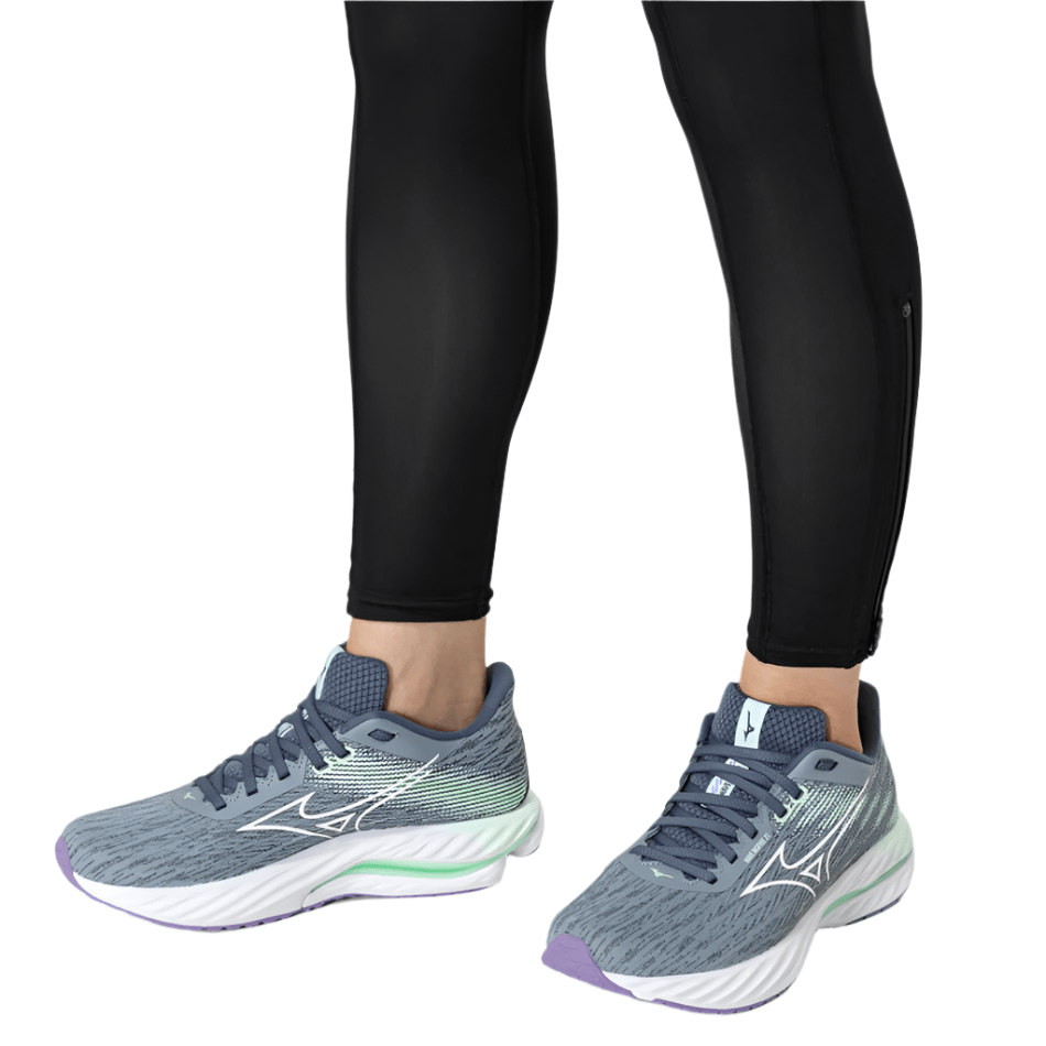 Mizuno Shoes Mizuno Women's Wave Inspire 21 Running Shoes in Tradewinds/White/Neo Mint SS25 - Up and Running