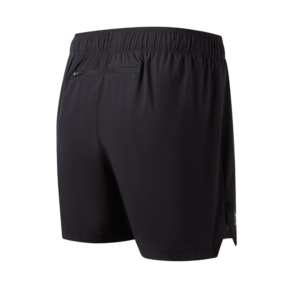 New Balance Clothing New Balance Men's 5" London Graphic RC Running Short in Black SS25 - Up and Running