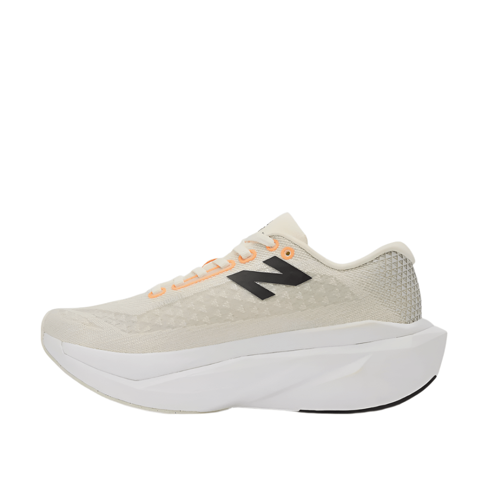 New Balance Shoes New Balance Men's FuelCell SuperComp Trainer V3 Running Shoes in Angora with Hot Mango and Black SS25 - Up and Running