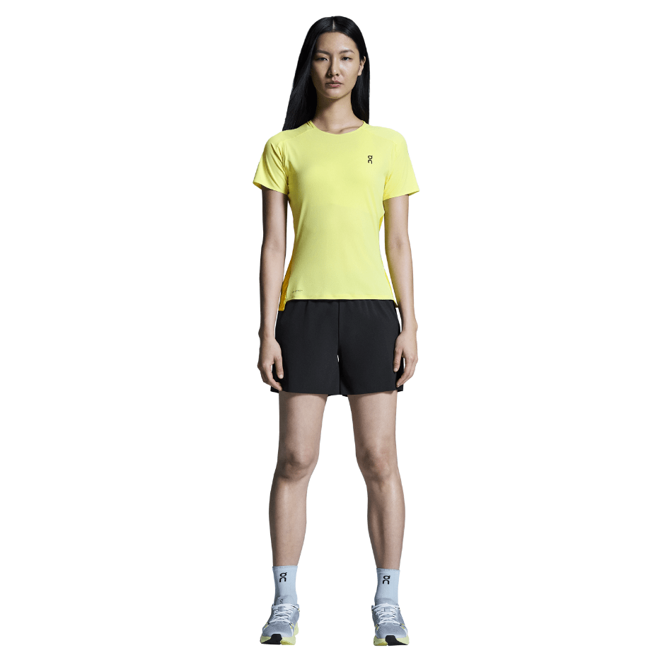 On Clothing On Women's Performance-T in Limelight/Lime SS25 - Up and Running