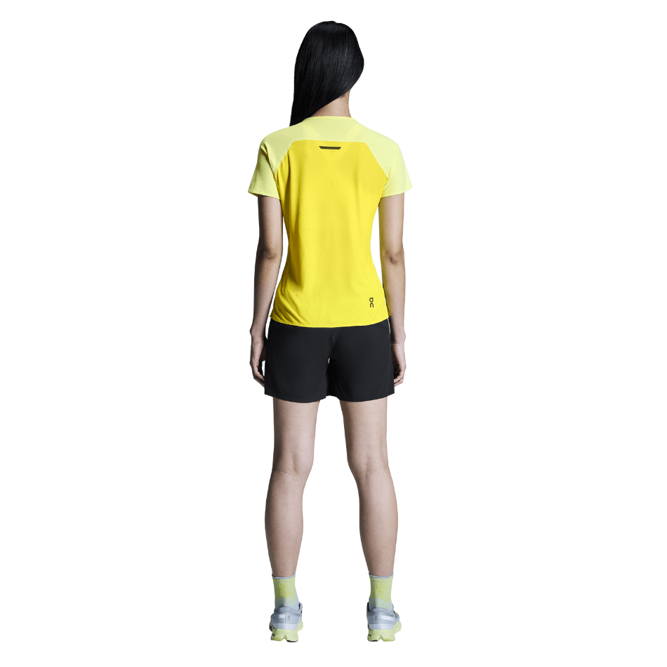On Clothing On Women's Performance-T in Limelight/Lime SS25 - Up and Running