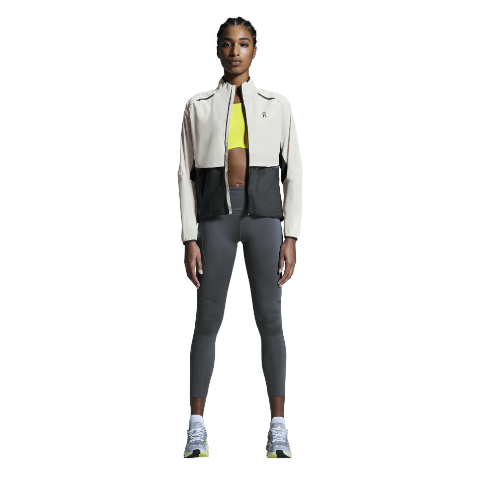 On Clothing On Women's Weather Jacket in Silver/Eclipse SS25 - Up and Running