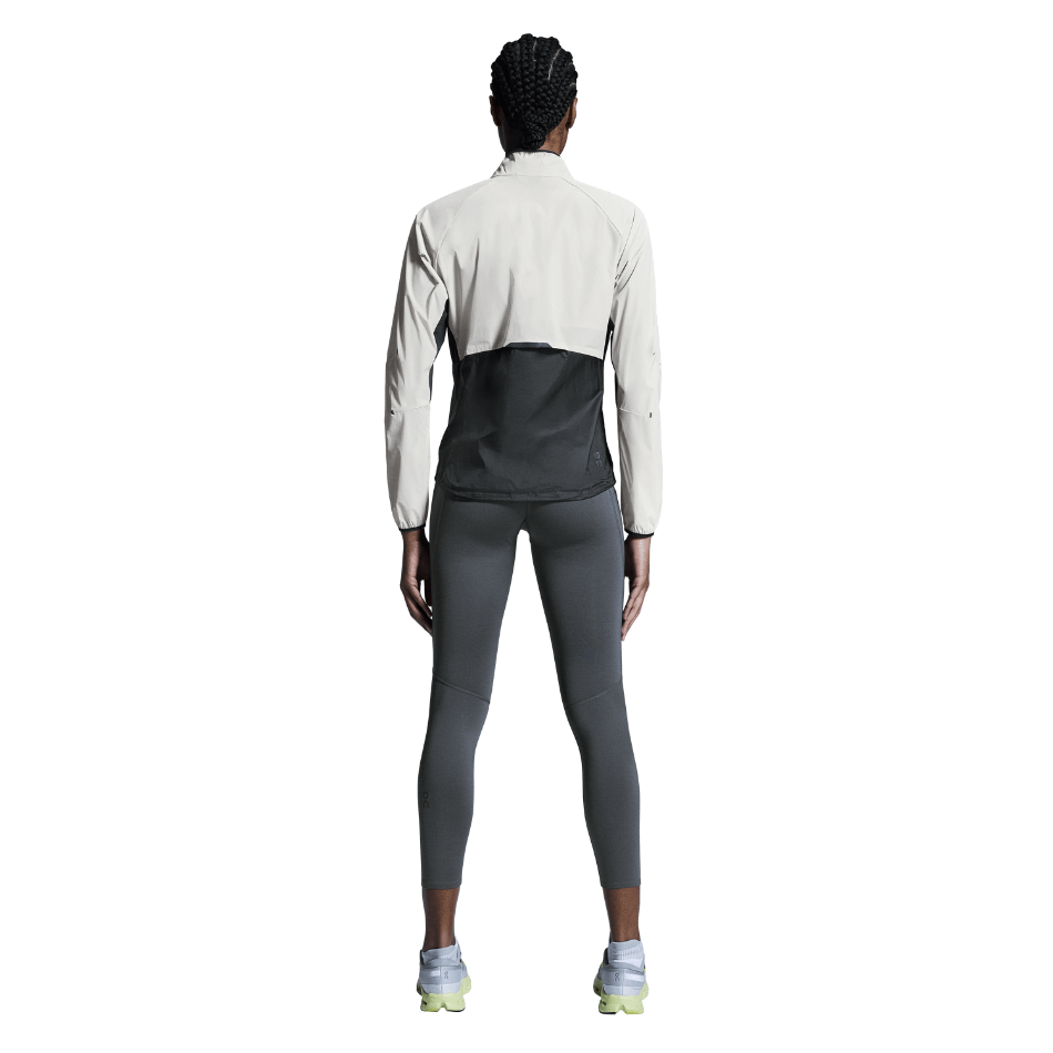 On Clothing On Women's Weather Jacket in Silver/Eclipse SS25 - Up and Running