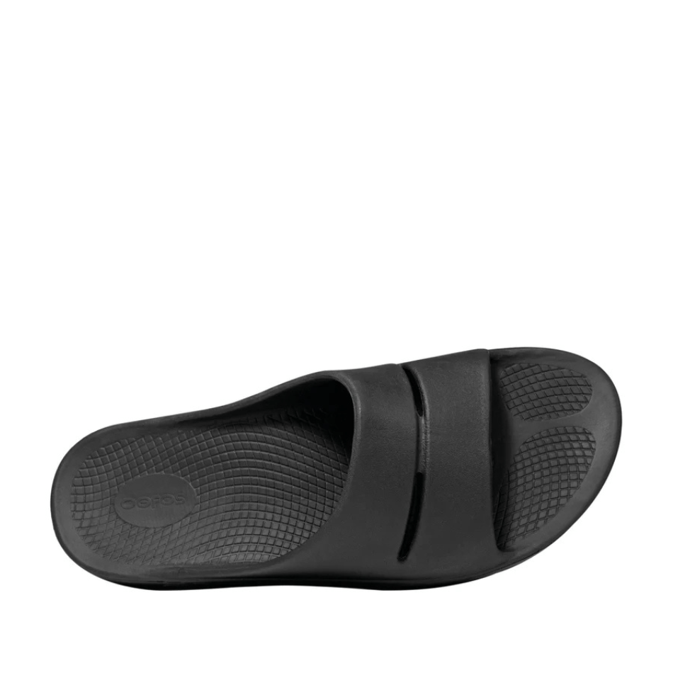 Oofos Shoes OOFOS OOahh Slide Sandal in Black - Up and Running