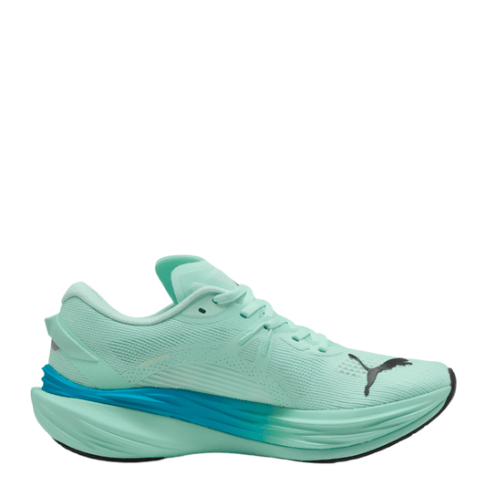 PUMA Shoes Puma Men's Deviate NITRO 3 Running Shoes in Mint Melt/Speed Blue AW25 - Up and Running