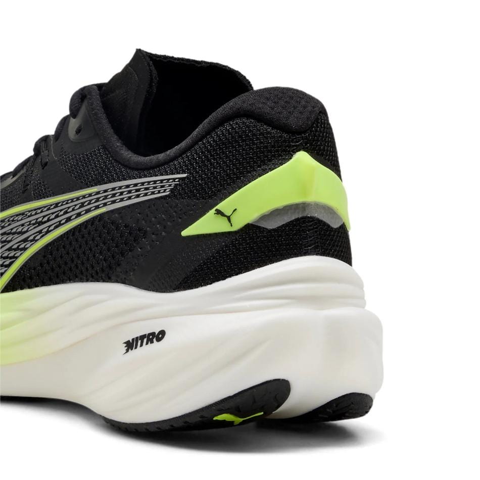 PUMA Shoes Puma Men's Deviate Nitro 3 Running Shoes in PUMA Black/Yellow Alert SS25 - Up and Running