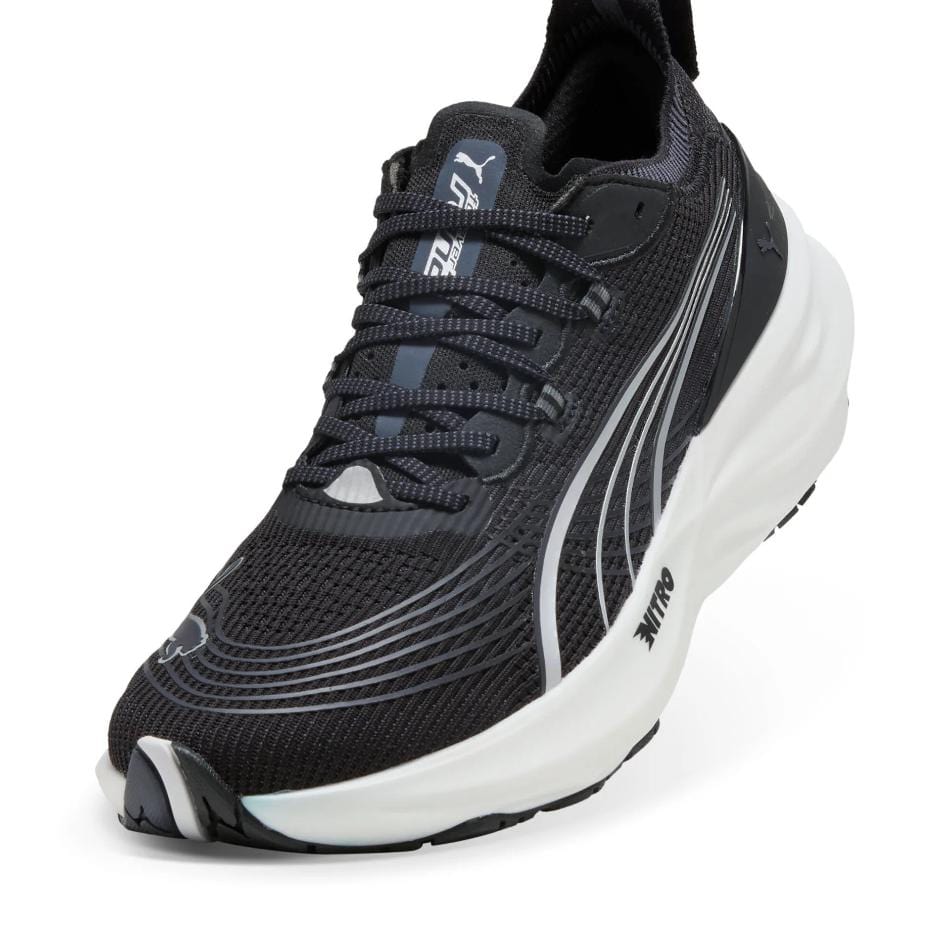 PUMA Shoes Puma Men's ForeverRun Nitro 2 Running Shoes in PUMA Black/PUMA White SS25 - Up and Running