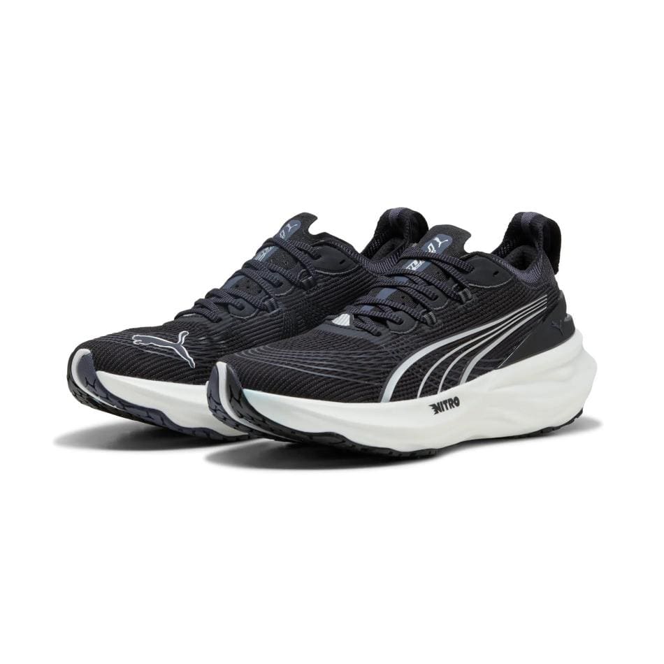PUMA Shoes Puma Men's ForeverRun Nitro 2 Running Shoes in PUMA Black/PUMA White SS25 - Up and Running