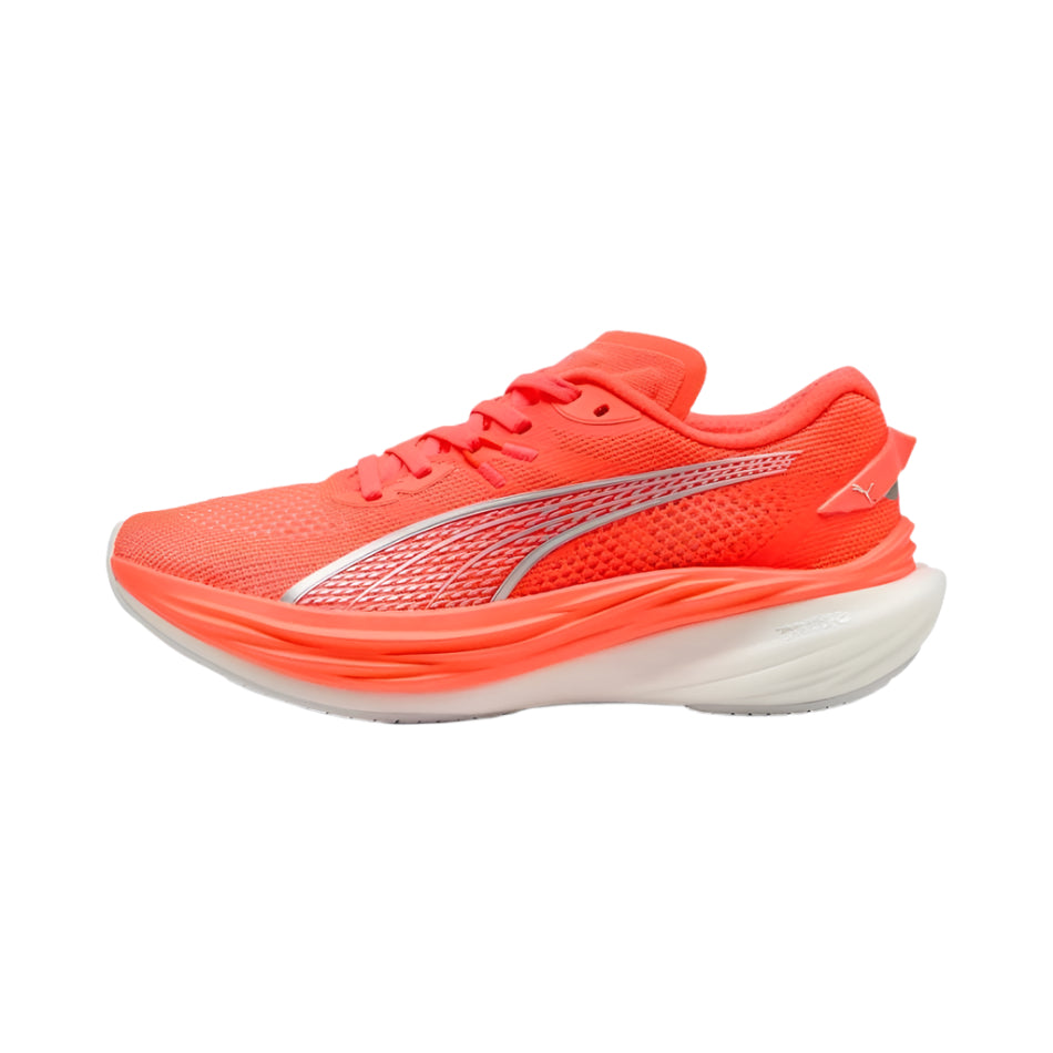 PUMA Shoes Puma Women's Deviate Nitro 3 Running Shoes in Glowing Red/Puma Silver SS25 - Up and Running