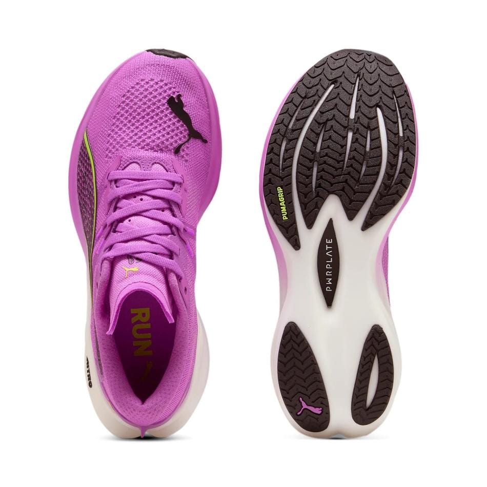 PUMA Shoes Puma Women's Deviate Nitro 3 Running Shoes in Pure Magenta/Yellow Alert/Puma White SS25 - Up and Running