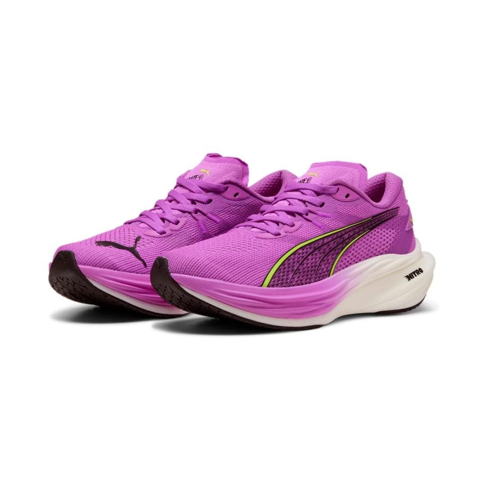 PUMA Shoes Puma Women's Deviate Nitro 3 Running Shoes in Pure Magenta/Yellow Alert/Puma White SS25 - Up and Running