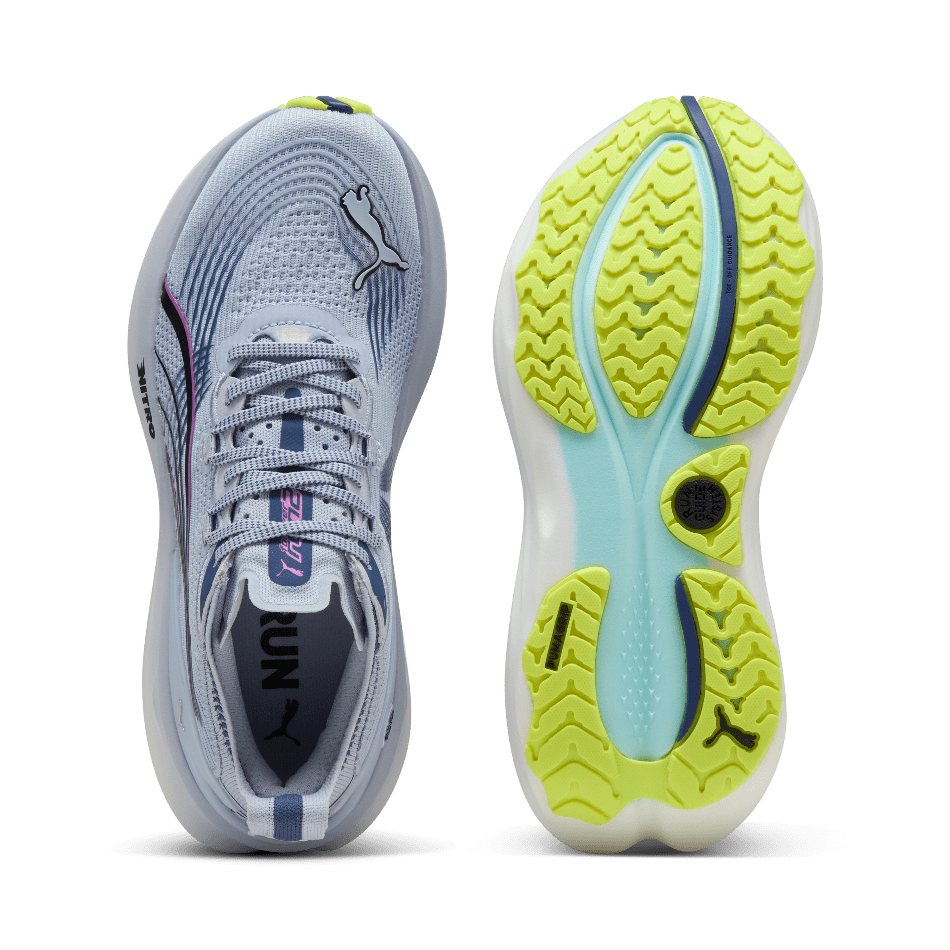 PUMA Shoes Puma Women's ForeverRun Nitro 2 Running Shoes in Cool Weather/Yellow Alert SS25 - Up and Running
