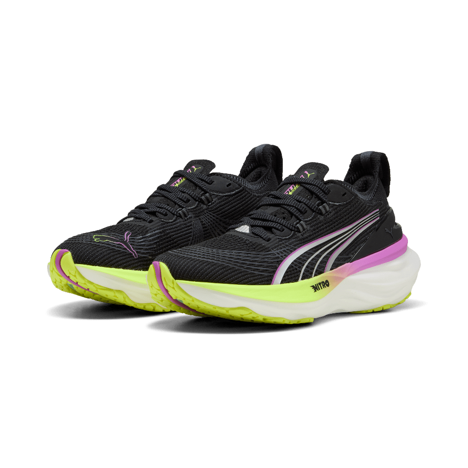 PUMA Shoes Puma Women's ForeverRun Nitro 2 Running Shoes in Puma Black/Pure Magneta SS25 - Up and Running